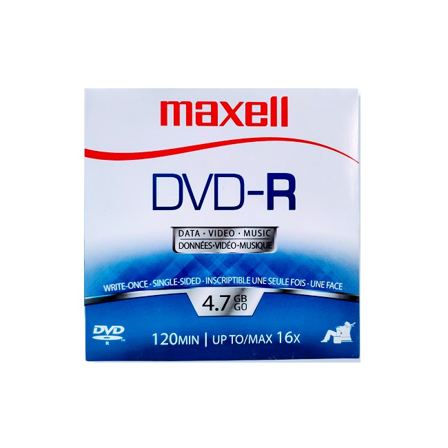 DVD-R MAXELL EN SOBRE 4.7GB MAX 16X