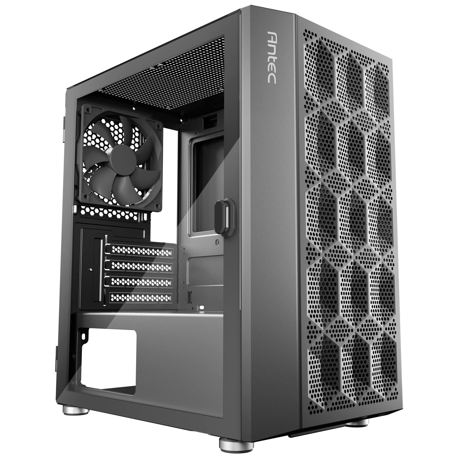 CASE MICROTOWER ANTEC NX200M TEMPERED GLASS 1FAN BLACK