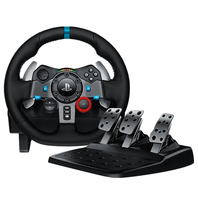 KIT TIMON Y PEDALES DRIVING FORCE LOGITECH G29 - PC y PS4 941-000111