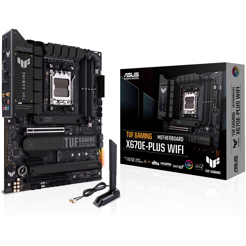 MOTHERBOARD ASUS TUF GAMING X670E-PLUS WIFI AM5 DDR5 ATX 90MB1BK0-M0AAY0