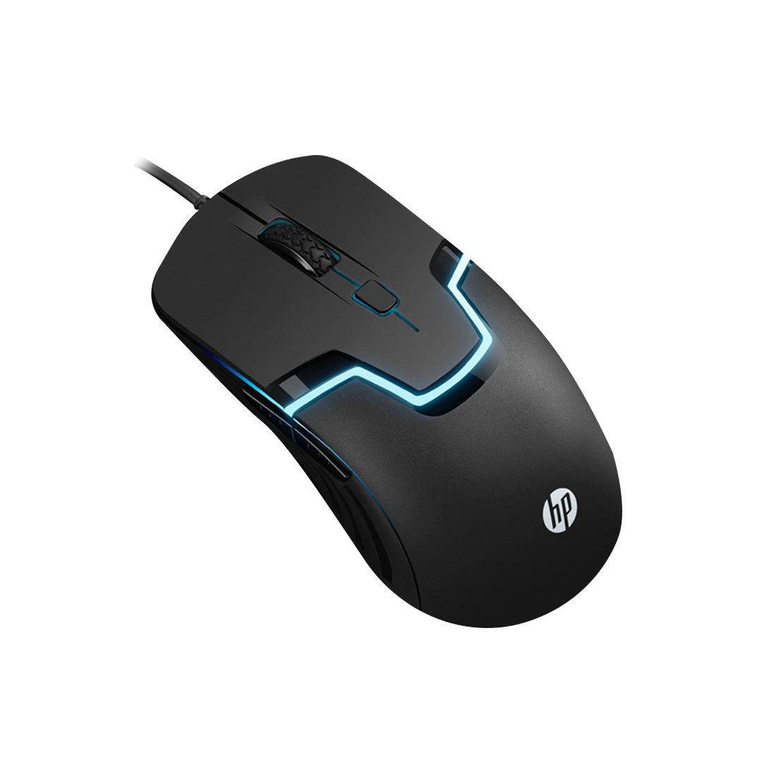 MOUSE USB GAMING HP M100S BLACK