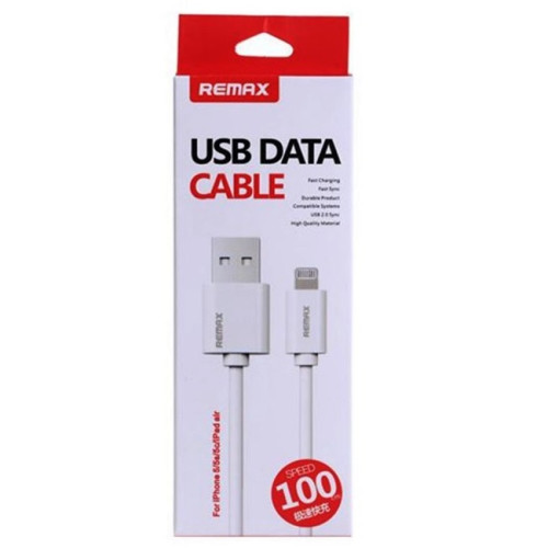 CABLE USB PARA IPHONE REMAX FAST CHARGING RC007I WHITE
