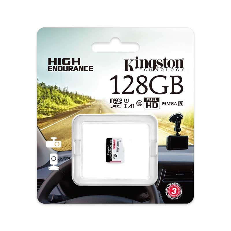 MEMORIA MICROSD KINGSTON HIGH ENDURANCE 128GB C10 A1 SDCE/128GB