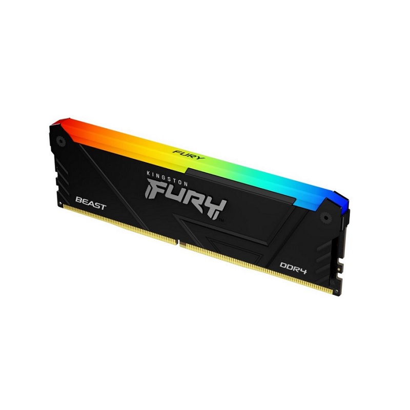 MEMORIA RAM DDR4 KINGSTON FURY BEAST 8GB 3200MT/s RGB KF432C16BB2A/8 PC