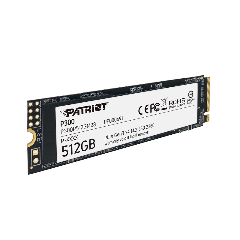 UNIDAD DE ALMACENAMIENTO M.2 PATRIOT 512GB PCI-E P300 