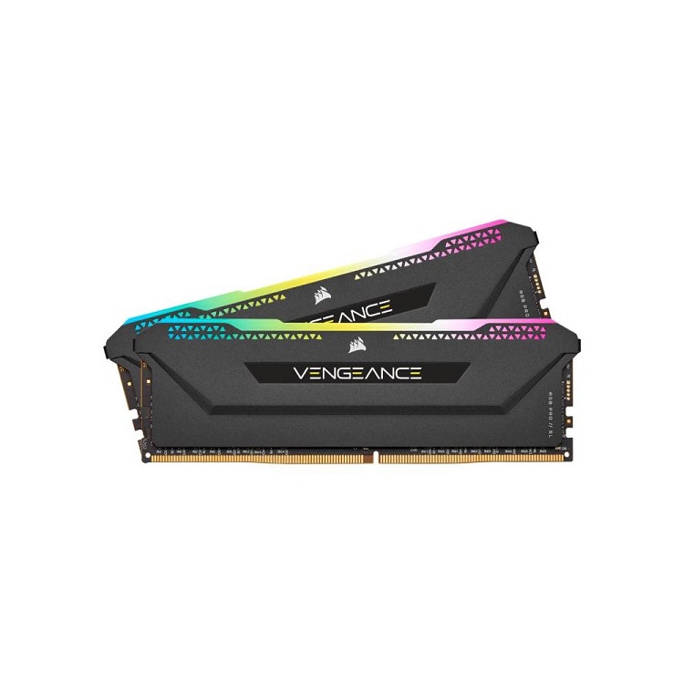 KIT MEMORIA RAM CORSAIR VENGEANCE RGB PRO SLDDR4 16GB 2X8 3200MHz CMH16GX4M2E3200C16
