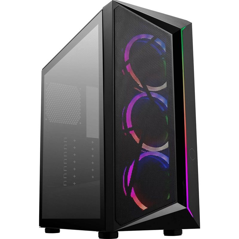 CASE MIDTOWER COOLER MASTER CP510 TEMPERED GLASS 3 FAN RGB CP510-KGNN-S02