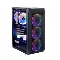 CASE MINI TORRE AT01 TEMPERED GLASS +3 FAN