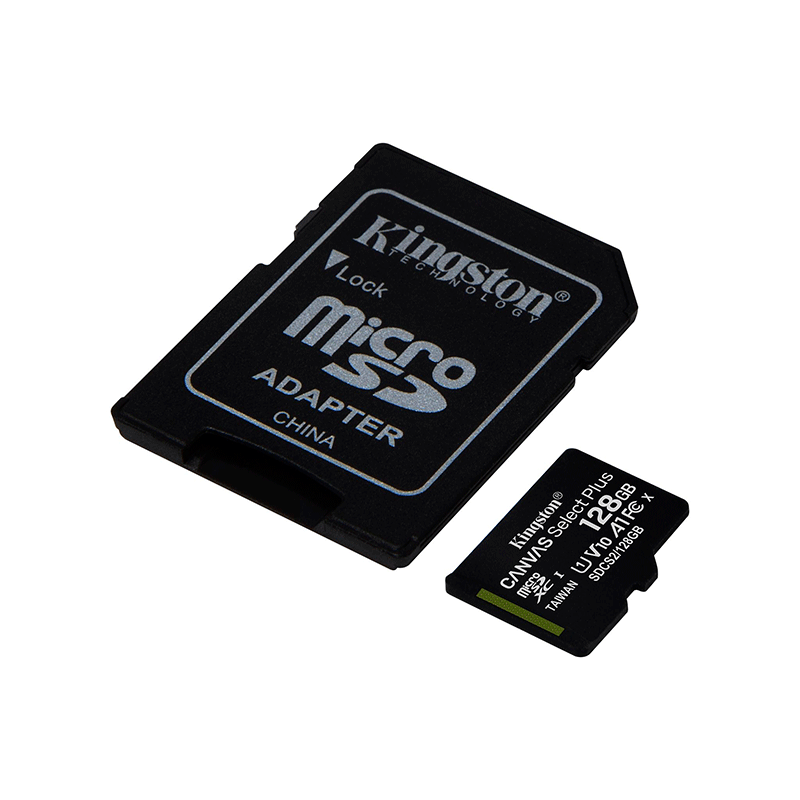 MEMORIA MICROSD KINGSTON 128GB C10  CANVAS SELECT plus SDCS2/128GB