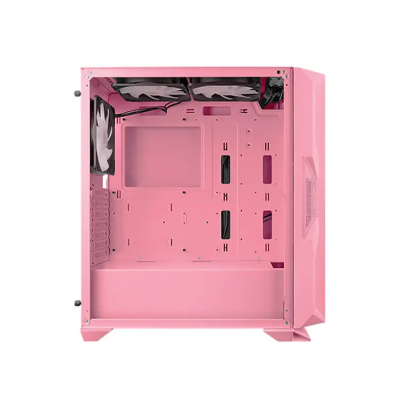 CASE MIDTOWER ANTEC NX800 PINK TEMPERED GLASS 3FAN ARGB