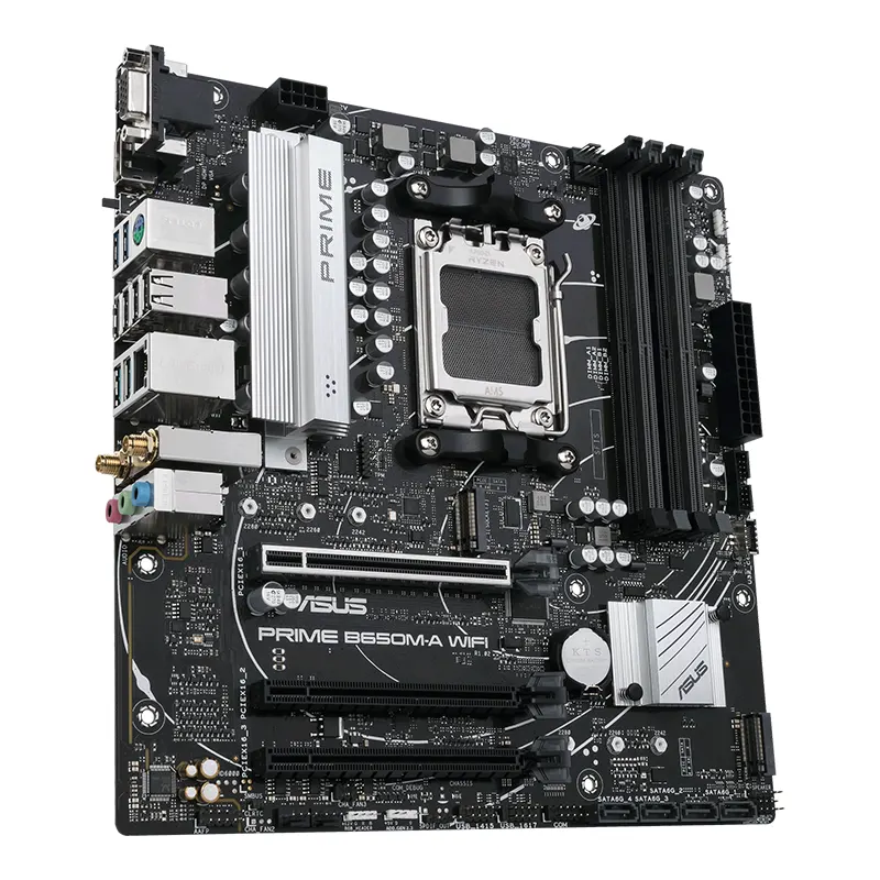 MOTHERBOARD ASUS PRIME B650M-A WIFI AM5  DDR5 90MB1C00